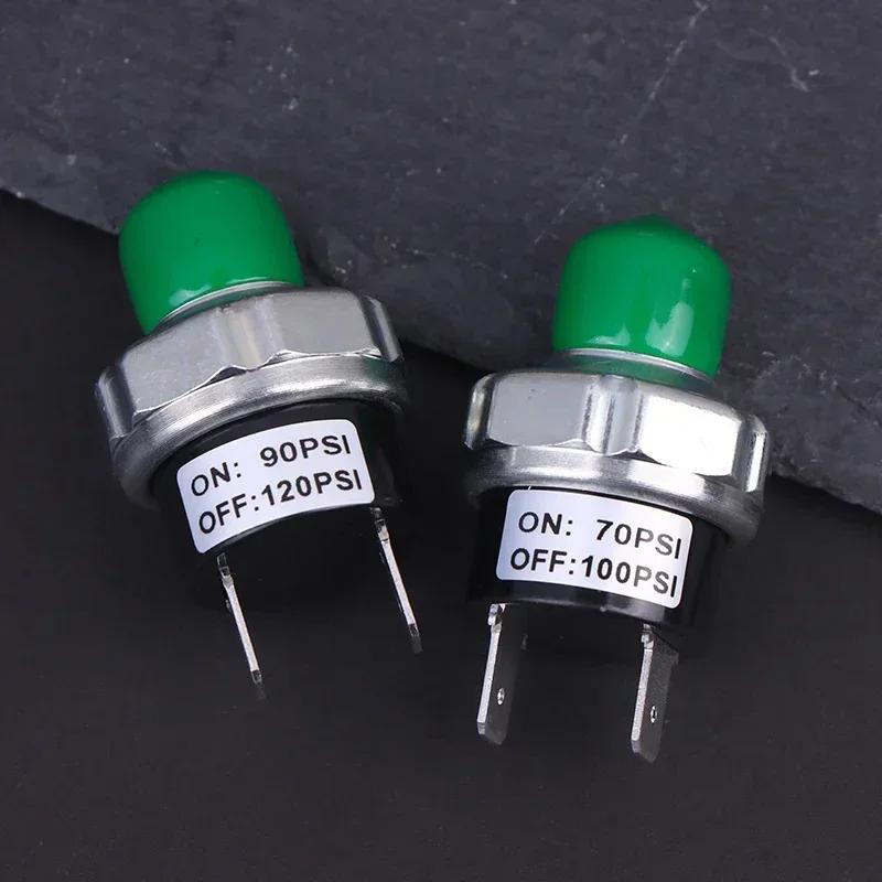 70-100/90-120PSI Реле давления воздушного компрессора 1/4" NPT 12В/24В Для сигнала поезда Воздушный насос Контроллер реле давления Замена
