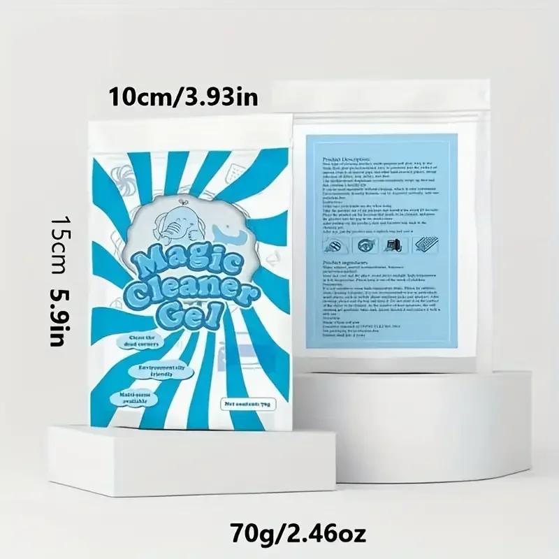 70 г гель для чистки автомобиля Slime Magic Mud автомобильный воздуховод компьютерная клавиатура грязь пыль гель для мытья автомобиля инструмент для чистки салона