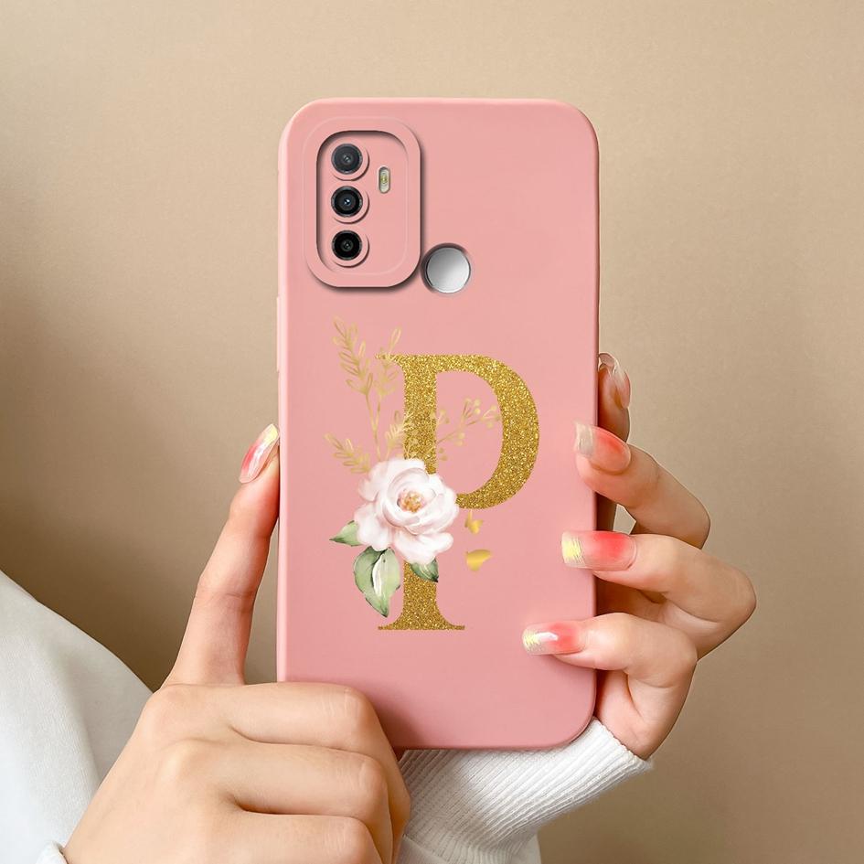 Для OPPO F21 Pro F21S Pro 4G 5G Find X3 X5 Lite чехол для телефона Высококачественные защитные сумки для телефонов Цветочные буквы Матовый мягкий силикон для бампера OPPO