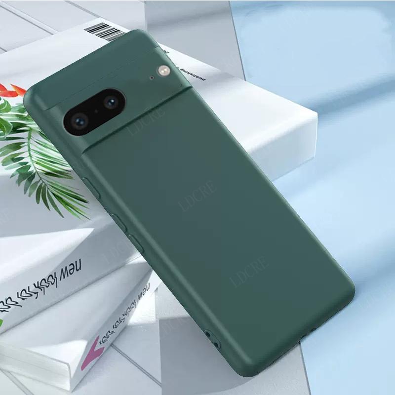 Для Чехол Google Pixel 8A Чехол Pixel 6 7 8 Pro 7A 6A 8A Capas Чехол Бампер Жидкий Силикон Мягкий TPU Чехол Google Pixel 8A Fundas