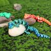 10 шт. Оптовая продажа 3D-печатные игрушки-украшения Декорация Ящерица Геккон Сочлененная Подвижная Статуэтка Украшение Домашний Декор