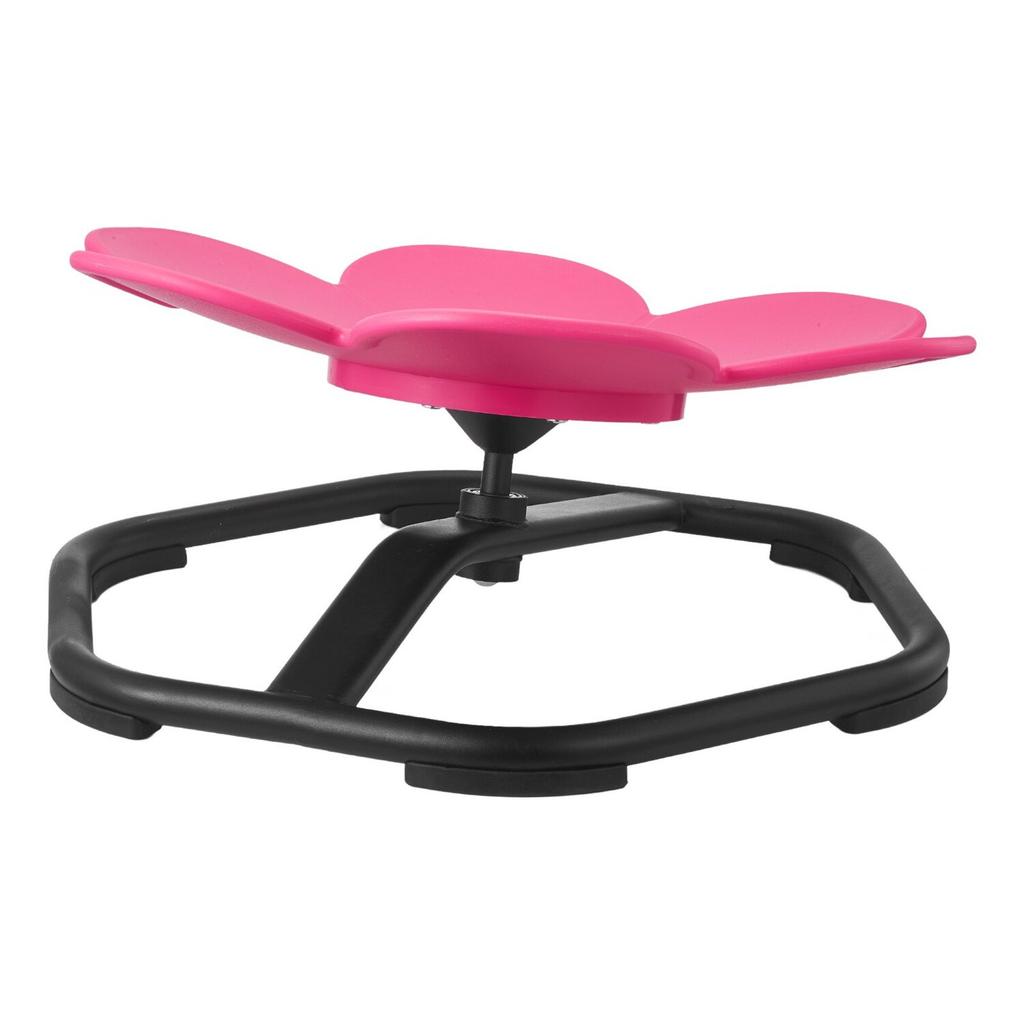 Kids Swivel Chair, 220 lbs Capacity, Flower Shape Sensory Spinning Chair, Autistic Kids Sensory Toy Seat with Non-Slip Metal Base, Toddler Sit & Spin