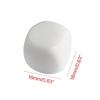 10Pcs 16mm Acrylic Dices with Smoothed Top Round Blank Six Sided Dices