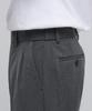 MUSINSA STANDARD Wide Hidden Banding Crop Slacks [Medium Gray]