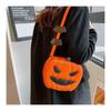 Смешная Хэллоуин Леди Выражение Сумка Тыква Одноплечевые Сумки Кроссбоди
