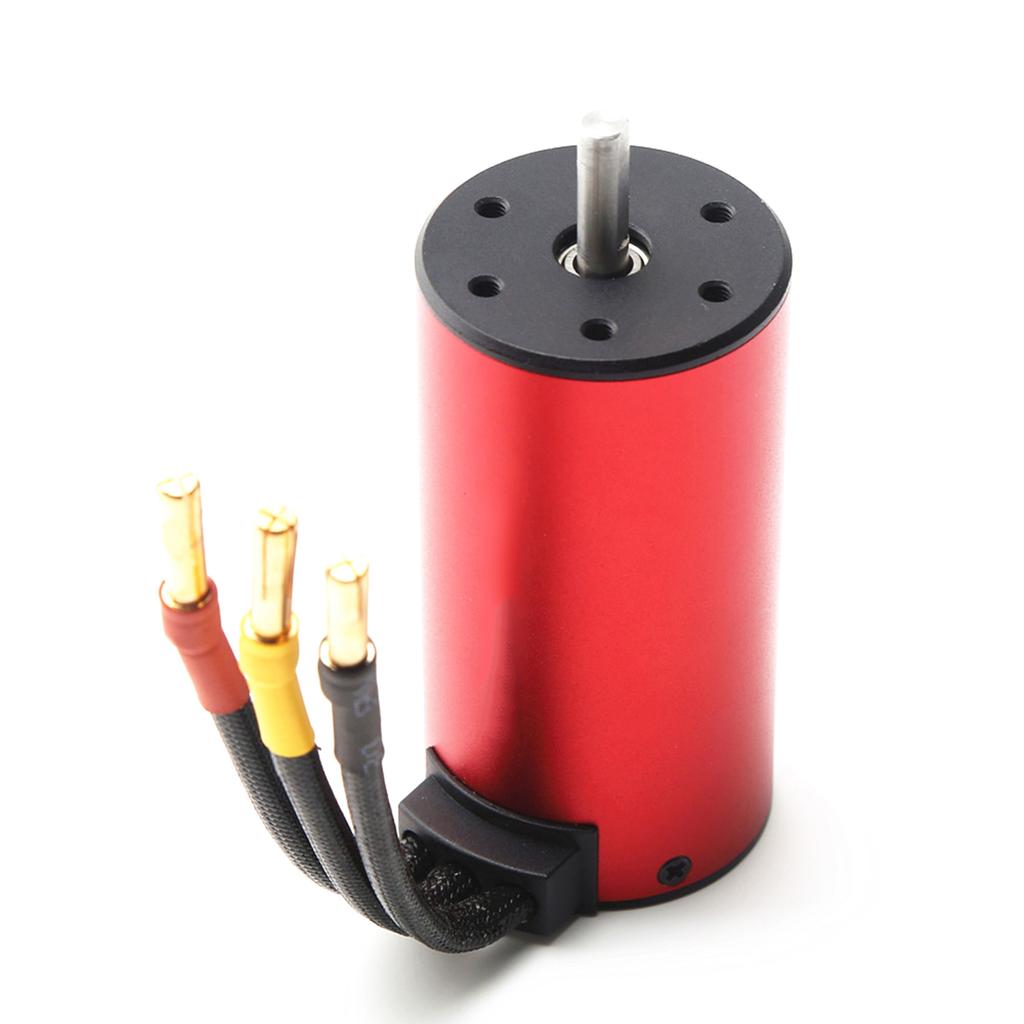 S3670 2150KV Brushless Motor Sensorless Waterproof Motor and 120A Brushless ESC T Plug Heat Sink Replacement for HSP
