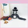 Новая плюшевая игрушка Gorilla Tag Monke, мягкая кукла с шляпой, высотой 25 см