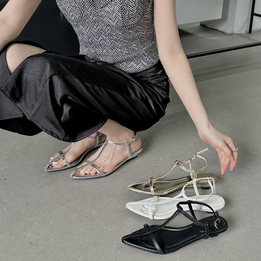 Spot sandals women's 2025 new summer same style thin heel buckle high heels sandals sexy open toes