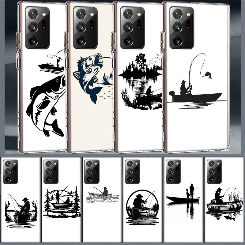 Чехол для телефона "Рыбалка на лодке рыбака" для Samsung A55 A35 A25 A15 A07 A05S A16 A17 A26 A36 A37 A56 A57 Galaxy Note 20 10 A50S