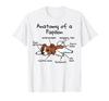 Continental Dwarf Spaniel Dog Anatomy T-Shirt