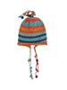 Japanese and Korean Internet celebrities niche handmade knitted hat colored fringed hairball lanyard wool hat autumn and winter ear protection warm