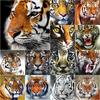 New 5D DIY Diamond Painting Tiger Diamond Embroidery Animal Cross Stitch Full Round Drill Crafts Home Decor Manual Gift