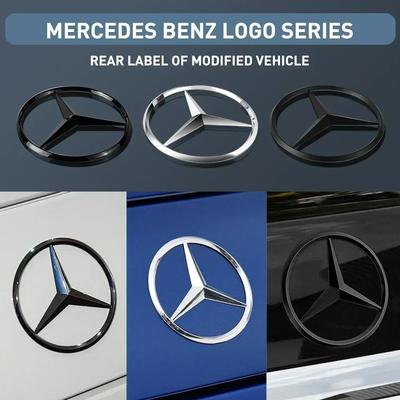 C200 E200 Новый Для Mercedes Benz Оригинальный Автомобиль ABS 3D Логотип Задняя Крышка Багажника Декоративная Наклейка Для Mercedes Benz AMG E-Класса W212