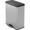 Curver DECO BIN Waste Bin 65L Grey Métallisé