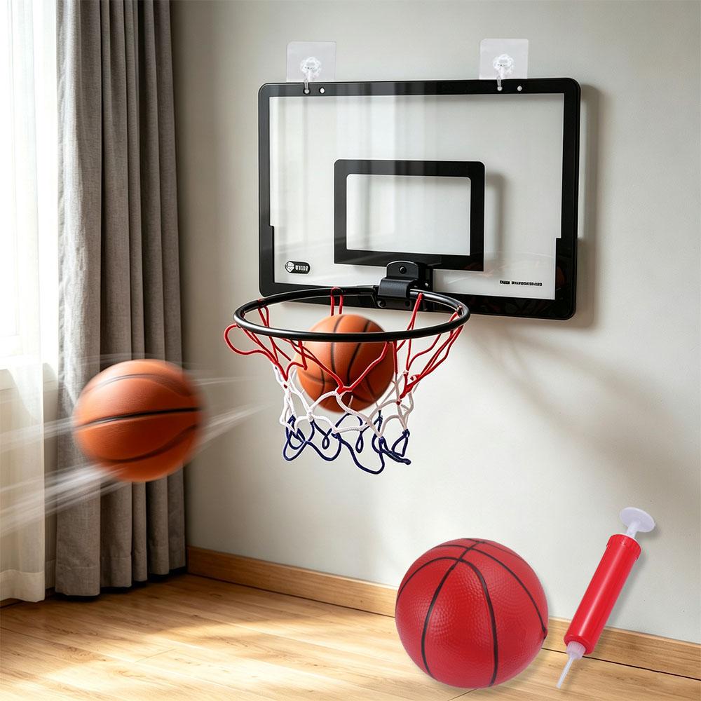 Safety Indoor Basketball Hoop Set Backboard Portable Basketball Hoop Toys Home Exercise