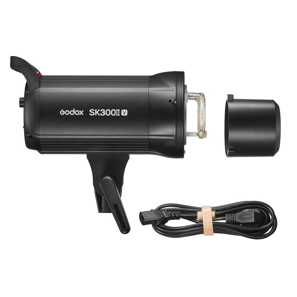 Godox SK300II-V Модернизированная студийная вспышка мощностью 300 Вт GN58 5600+/-200K Встроенный стробоскоп 2,4G