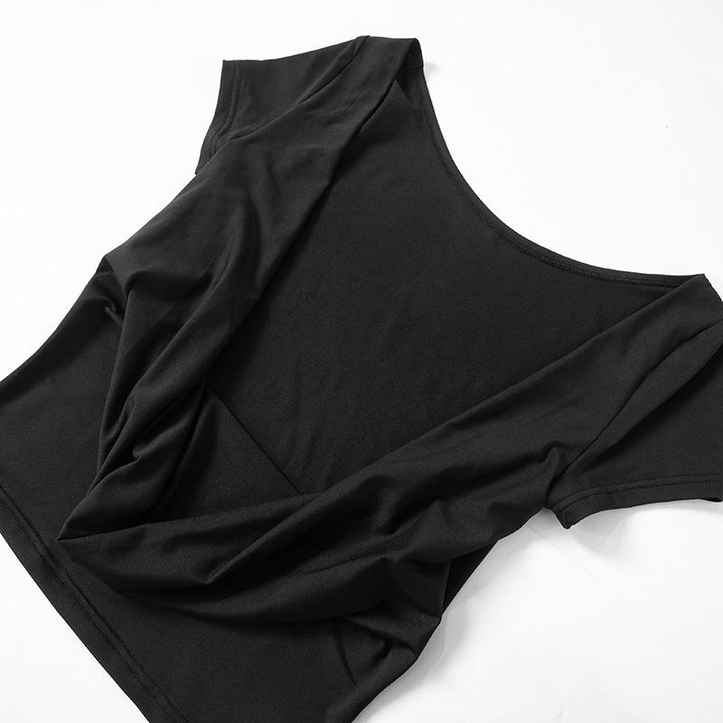 YYFS Женские модные повседневные летние весенние однотонные блузки и рубашки с короткими рукавами и круглым вырезом с принтом