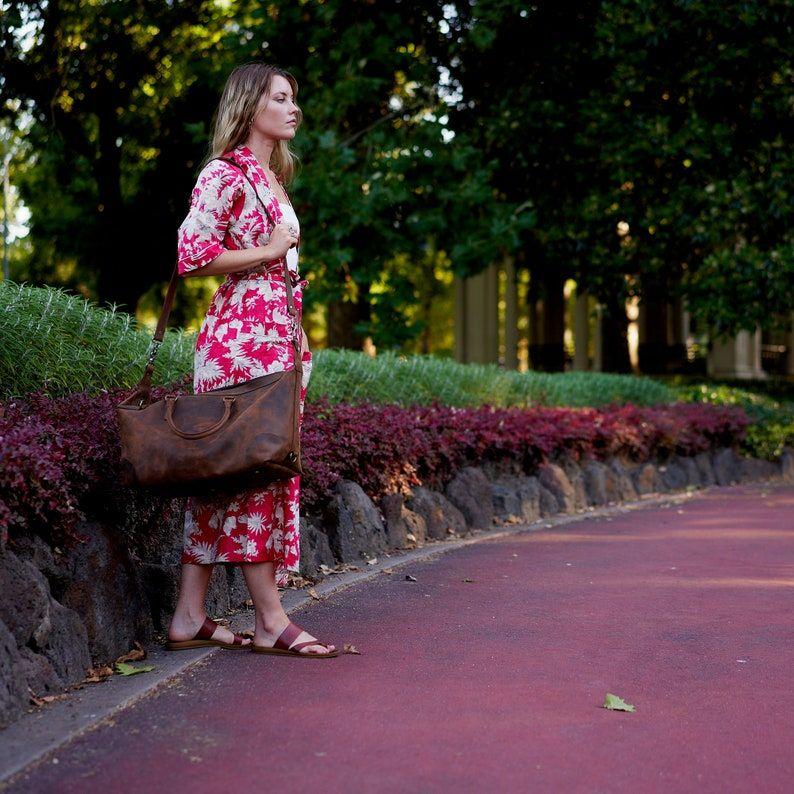 Новая кожаная сумка для выходного дня, дорожная сумка, кожаная сумка для выходного дня, подарок на День отца для него, сумка для ночевки, дорожная сумка для отпуска