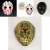 Frightening Jason Mask In White For Halloween Horror Cosplay And Costume Props