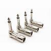 Premium Grade 6 35mm Right Angle Audio Connector for Guitar Cable (Pack of 4)
