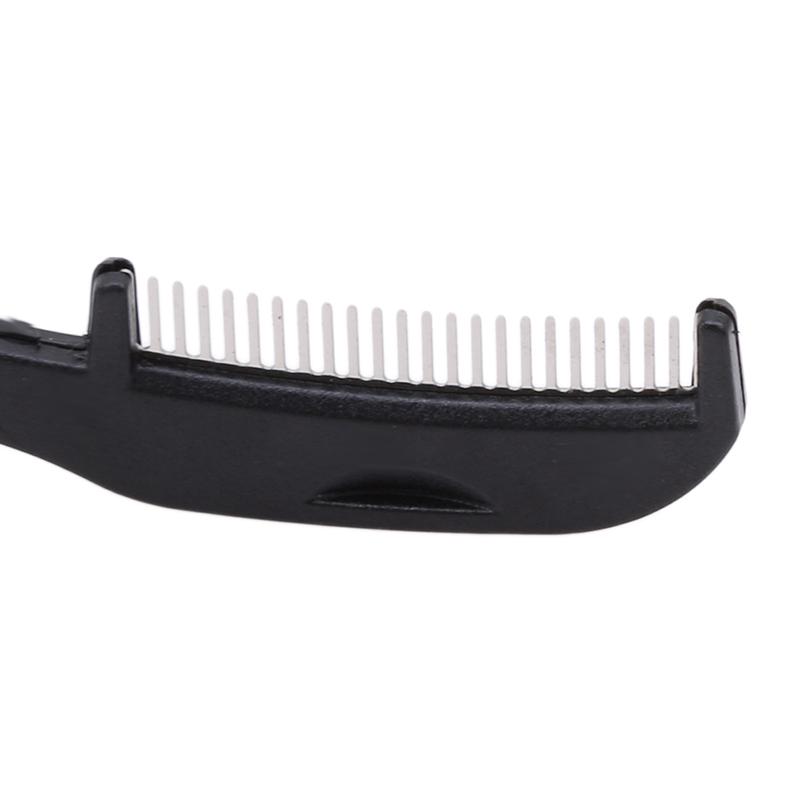 Женская складная щеточка для ресниц, расческа с двойной головкой, расческа для бровей, косметические инструменты