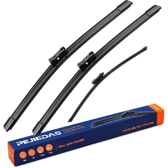 OEM Quality Front Wiper Blades, Replacement For 1995-2004 Toyota Tacoma/ 1984-2002 Toyota 4Runner, OE Original Style (17 Inch + 17 Inch Front Wiper