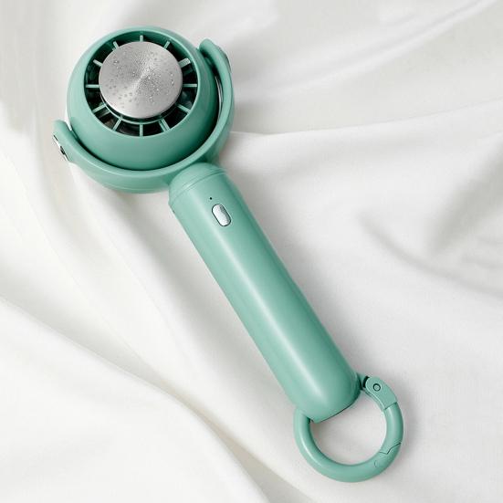 Air Conditioner Fan Powerful Handheld Fan with 3-Speed Settings Low Noise Battery-Operated Rechargeable Portable Small Fan