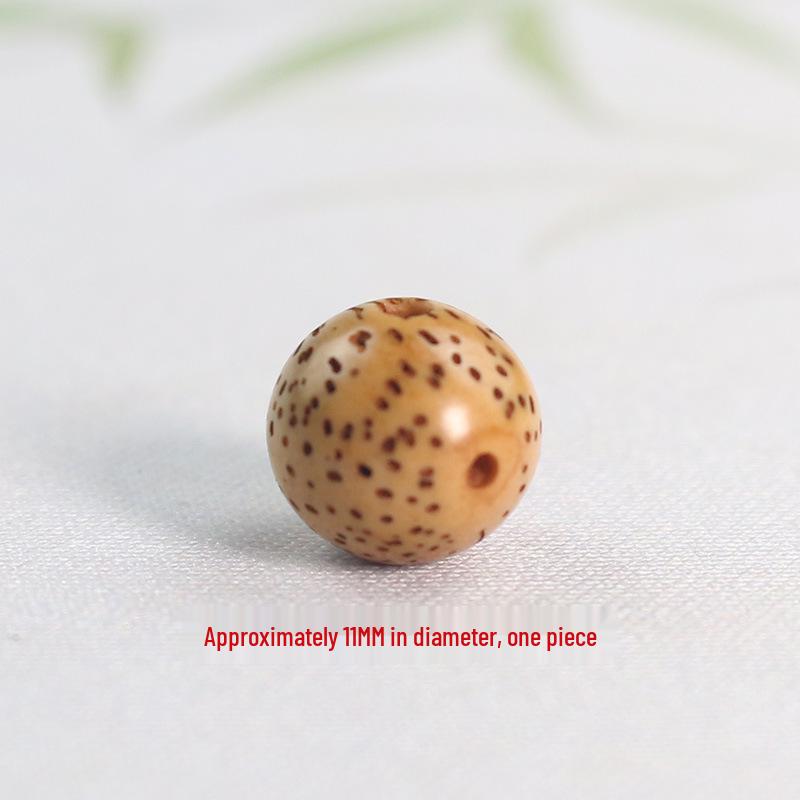 Star and Moon Bodhi Beads: Pure White High-Density 108 Bead Bracelet for DIY Prayer Accessories