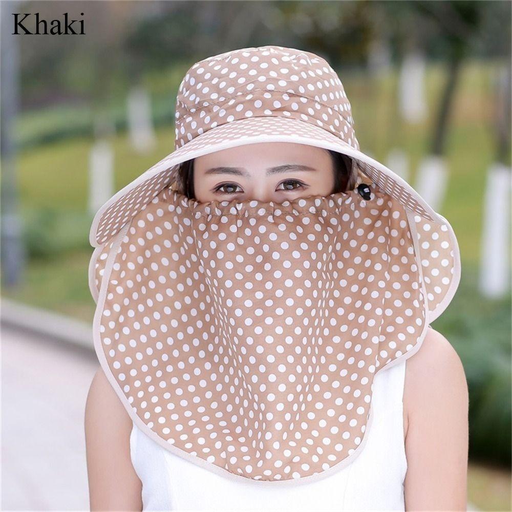 Пляжная кепка с широкими полями, шляпа от солнца для лица и шеи, модная шляпа для сбора чая, женская