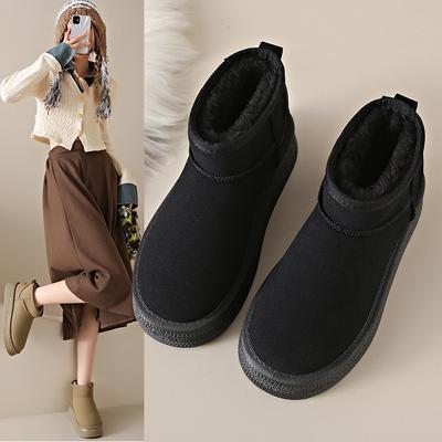 Новые зимние сапоги зимний хлопок утолщенный толстоподошвенный женские хлопковые туфли зимние короткие сапоги бархатные женские теплые зимние сапоги