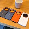 Роскошный Чехол-Дизайн из Кожи с Текстурой Крокодила для Honor Magic 8 Magic 7 Magic 6 Pro Тонкий Оранжевый Кольцо для Камеры Ударопрочный Чехол