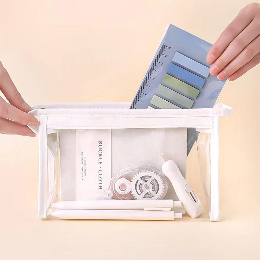 Водонепроницаемый пенал ПВХ сумка для хранения канцелярских товаров Простая сумка для канцелярских товаров Подарок