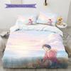 One Piece2 Pattern Bedding Quilt Set  Home Decoration  Gift (1 * duvet cover + 2 * pillowcase  without core)