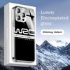 Модный Чехол для телефона с логотипом WRC Racing Для iphone 17 16 15 14 13 12 Pro Plus Max Новый Гальванизированный стеклянный Чехол