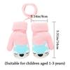 Baby Boys Girls Plush Soft Cute Knitted Mittens Thick Warm Kids Gloves