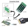 ChenYang CY 8i Host Male to Male Slimline SAS Target 50cm SFF-8654 74-Pin SFF-8654 74-Pin PCI-E 4.0 Cable,