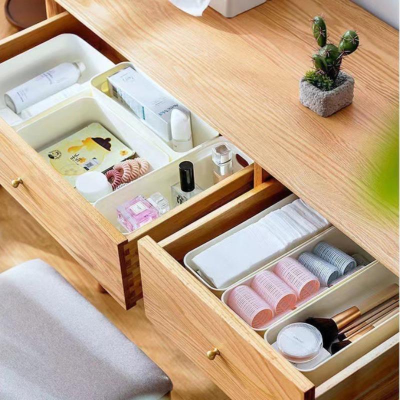 Bathroom Cosmetics Sundries Storage Boxes Home Drawer Office Organizer Basket Plastic Kitchen Cookware Storage Bins Jewelry Box