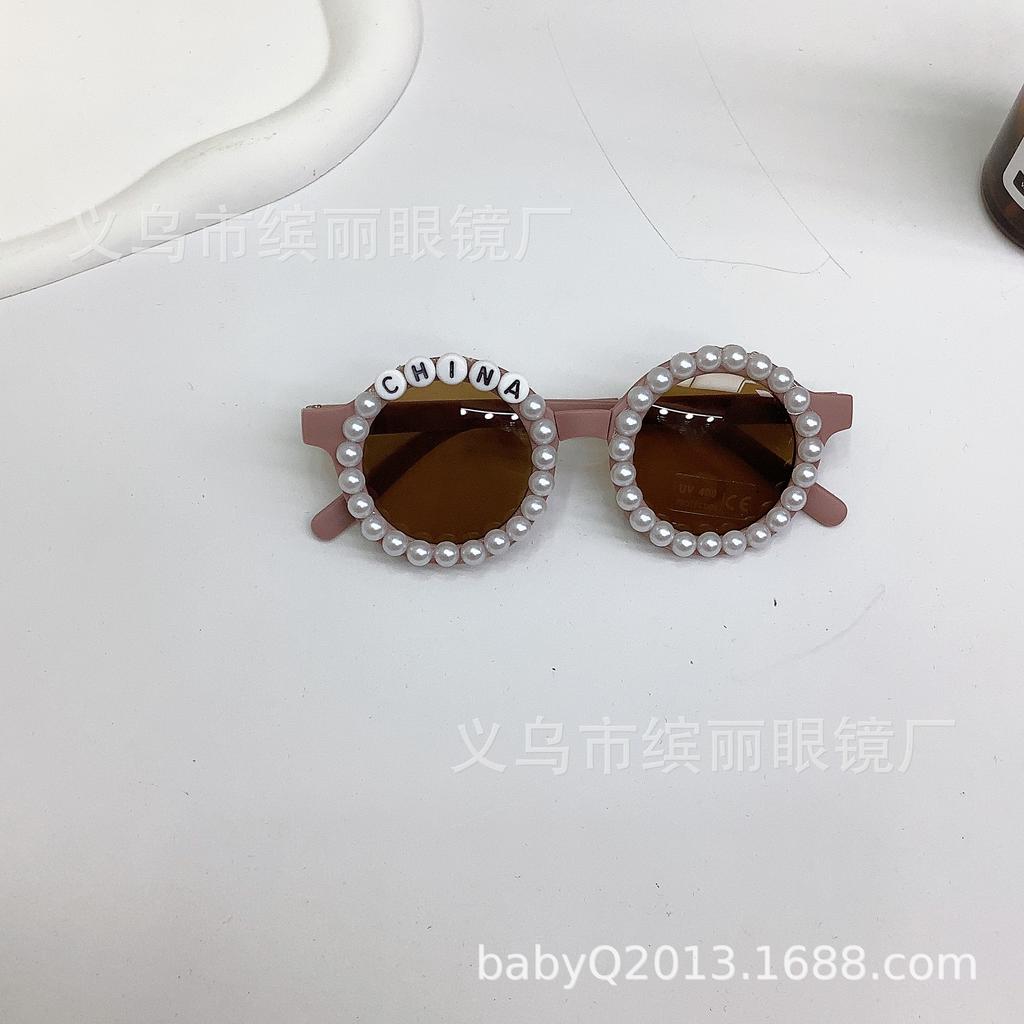 Солнцезащитные очки с защитой от ультрафиолета для детей, милые модные солнцезащитные очки для малышей, именные очки для мальчиков и девочек