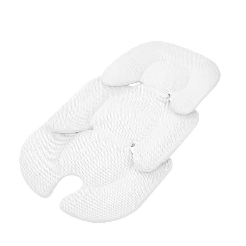 Simple Solid Color Newborn Baby Stroller Seat Cushion Pushchair Mat Safety Protection Pad Car Mattress Infant