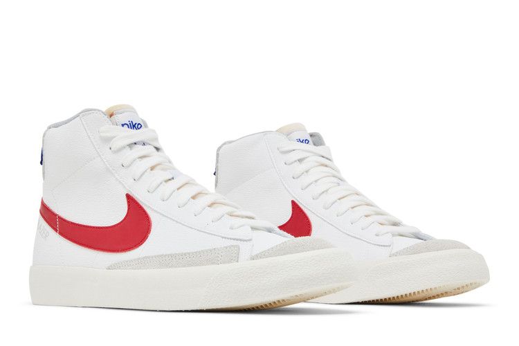 Nike Blazer Mid 77 Athletic Club White Gym Red Men's Sneakers