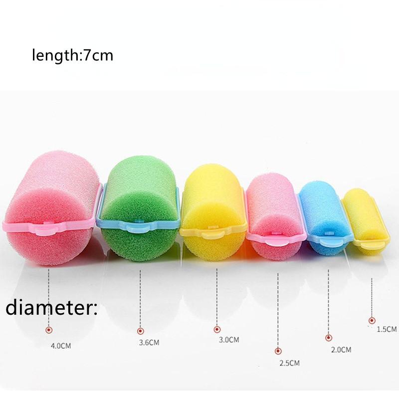 6-14 шт., мягкая губчатая подушечка из пенопласта, бигуди для волос, парикмахерская, парикмахерская, DIY кудри, парикмахерский набор, инструменты для укладки волос своими руками дома