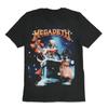С Рождеством группа Megadeth Хлопковая Унисекс Черная Футболка Полного Размера TT611 Унисекс Футболка