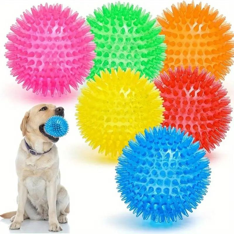 6pcs Ultimate Pet Dog Toy Set Interactive Squeaky Balls for Dental Hygiene Training Safe BPA Free Ideal for Small Medium Puppy
