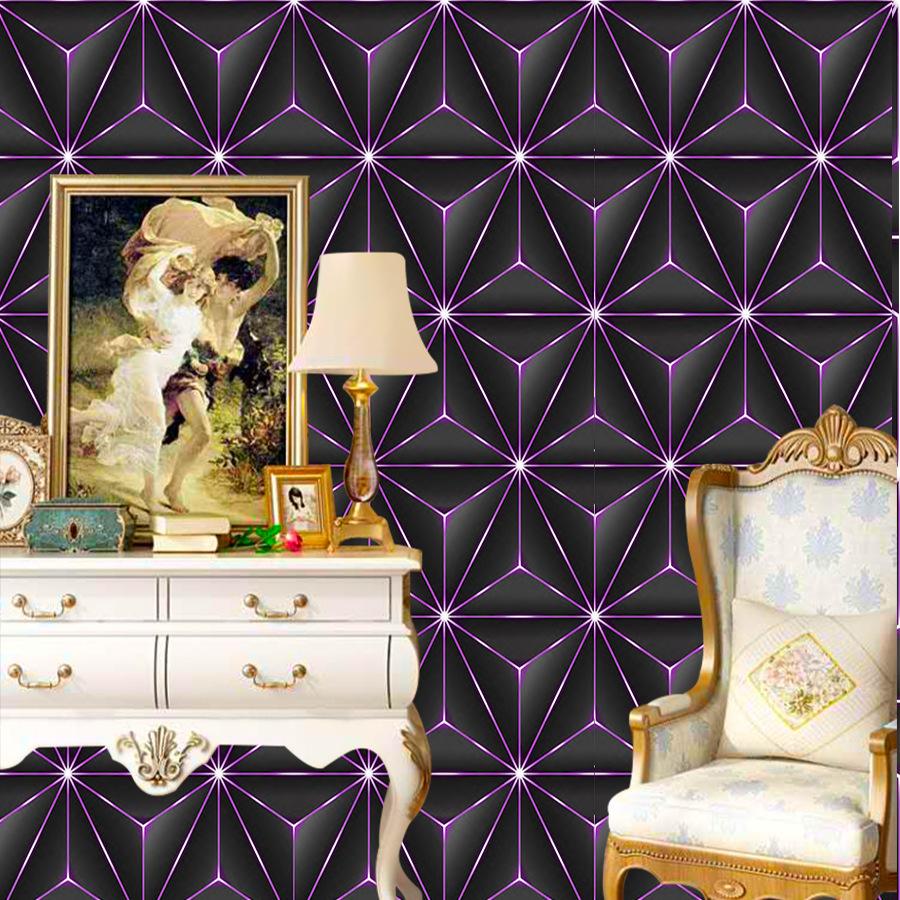 3D Geometry Pattern Peel and Stick Wallpaper Self Adhesive Contact Paper Removable Waterproof Wallpaper For Furniture Renovation