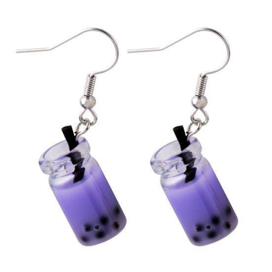 Шикарные серьги с подвесками, забавный стеклянный подарок