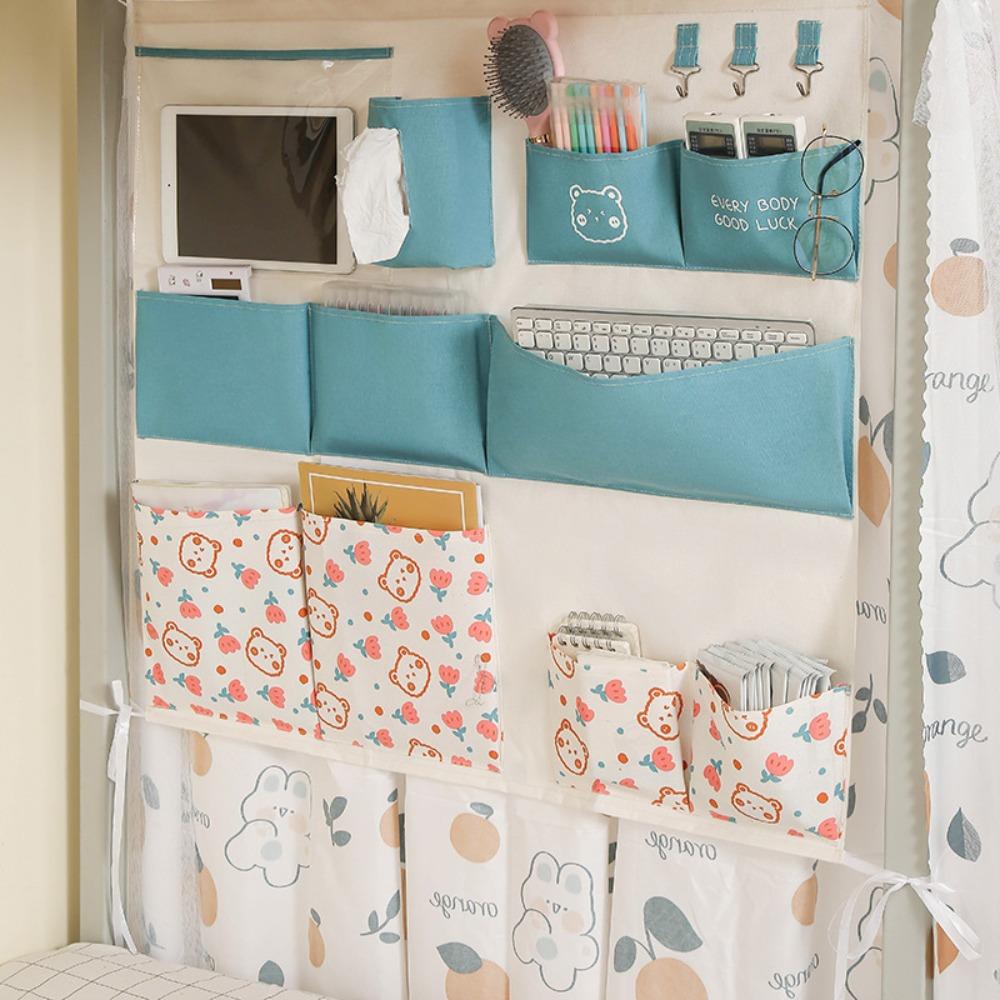 Настенная сумка для хранения с множеством карманов, мешочки для хранения мелочей, подвесная сумка для общежития