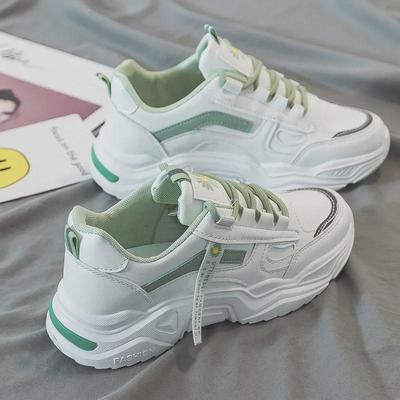 Модные женские кроссовки 2024 года для пап: Новая весенняя универсальная спортивная и повседневная обувь на толстой подошве