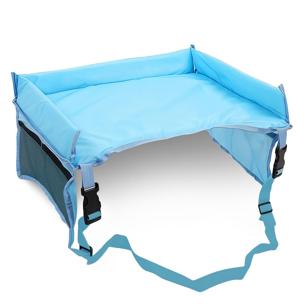 1 шт. Складной и расширяющийся полиэстеровый детский автомобильный дорожный столик с множеством карманов для хранения