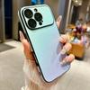 Модный Чехол Для Телефона С Текстурой Кожи И Градиентом Цвета Для iPhone 17 16 15 14 Plus 13 Pro Max Пленка На Камеру Матовый Бампер Ударопрочный Чехол