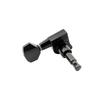 Wilkinson WJN07 E-Z-LOK 6-Piece Guitar Tuners for Fender Strat/Telecaster Electric Guitars, Black